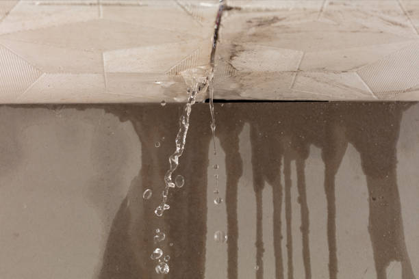 Professional Water Damage Restoration technician working in Clarksburg, MD